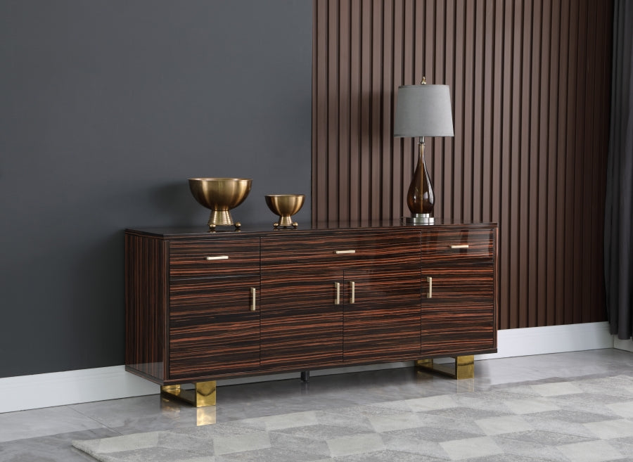 Excel Brown Sideboard/Buffet from Meridian - Luna Furniture