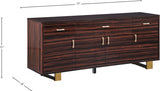 Excel Brown Sideboard/Buffet from Meridian - Luna Furniture