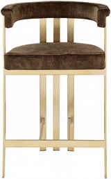 Marcello Brown Counter Stool from Meridian - Luna Furniture