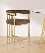 Marcello Brown Counter Stool from Meridian - Luna Furniture