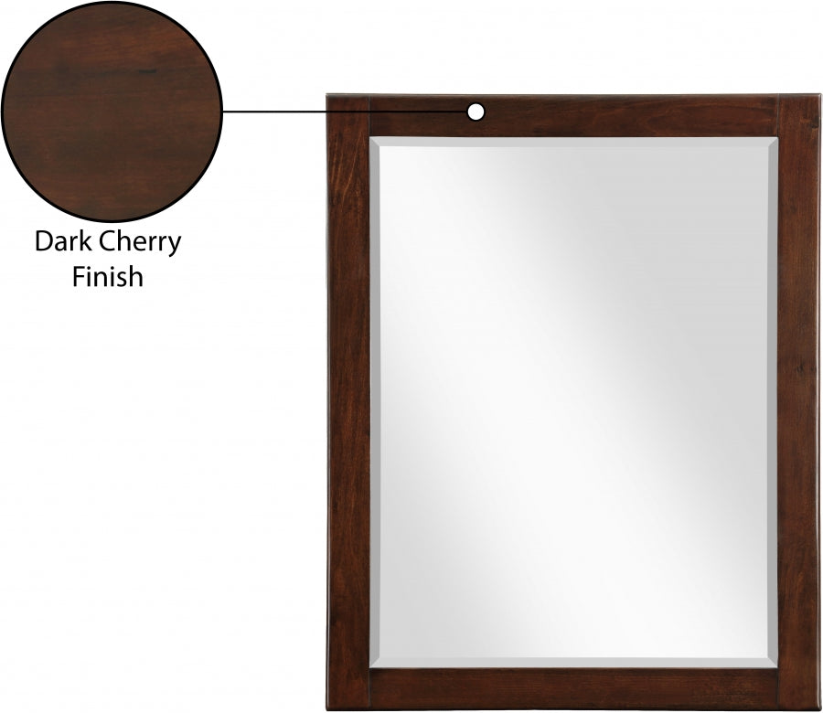 Maxine Brown Mirror from Meridian - Luna Furniture