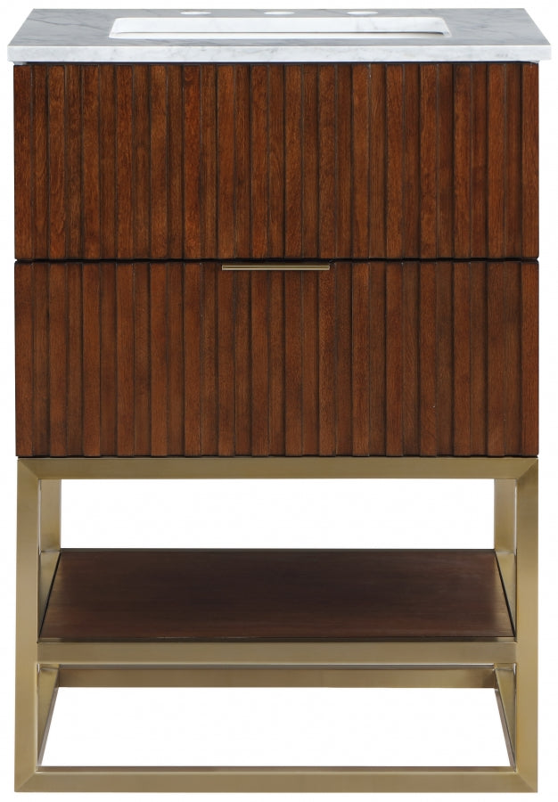 Monad Brown 24" Bathroom Vanity from Meridian - Luna Furniture