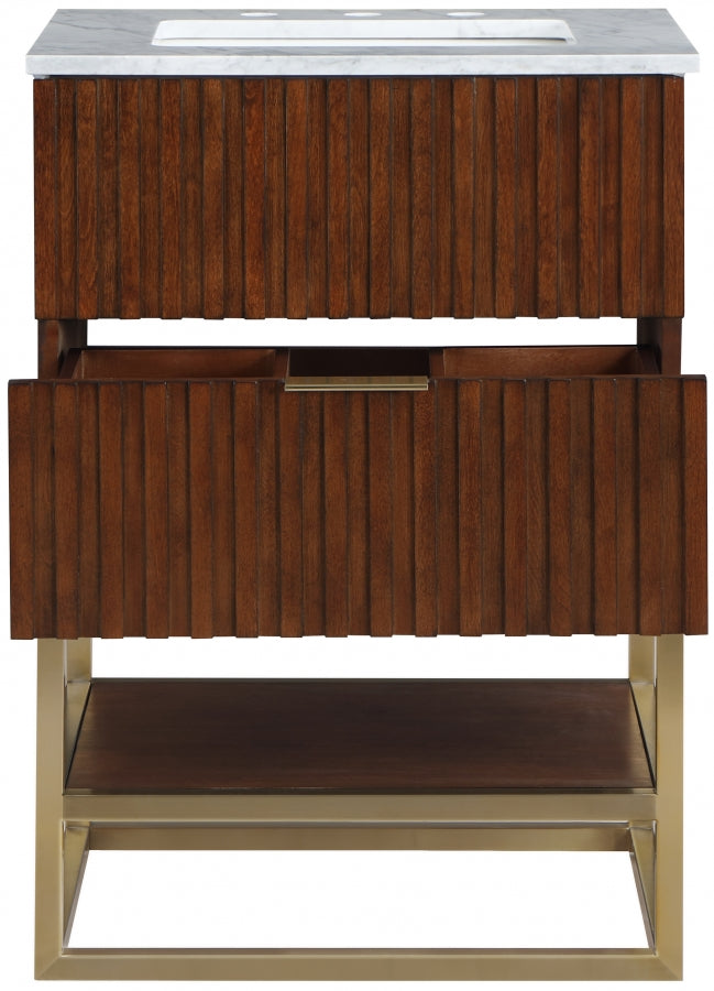 Monad Brown 24" Bathroom Vanity from Meridian - Luna Furniture