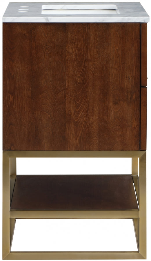 Monad Brown 24" Bathroom Vanity from Meridian - Luna Furniture