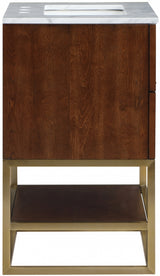 Monad Brown 24" Bathroom Vanity from Meridian - Luna Furniture