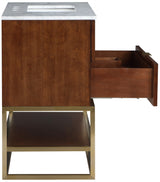 Monad Brown 30" Bathroom Vanity from Meridian - Luna Furniture