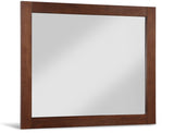 Monad Brown Mirror from Meridian - Luna Furniture