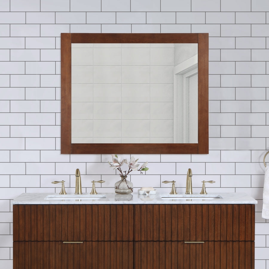 Monad Brown Mirror from Meridian - Luna Furniture