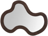 Brown Oblique Mirror from Meridian - Luna Furniture