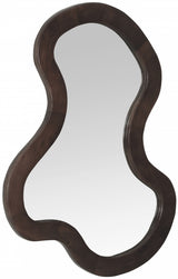 Brown Oblique Mirror from Meridian - Luna Furniture