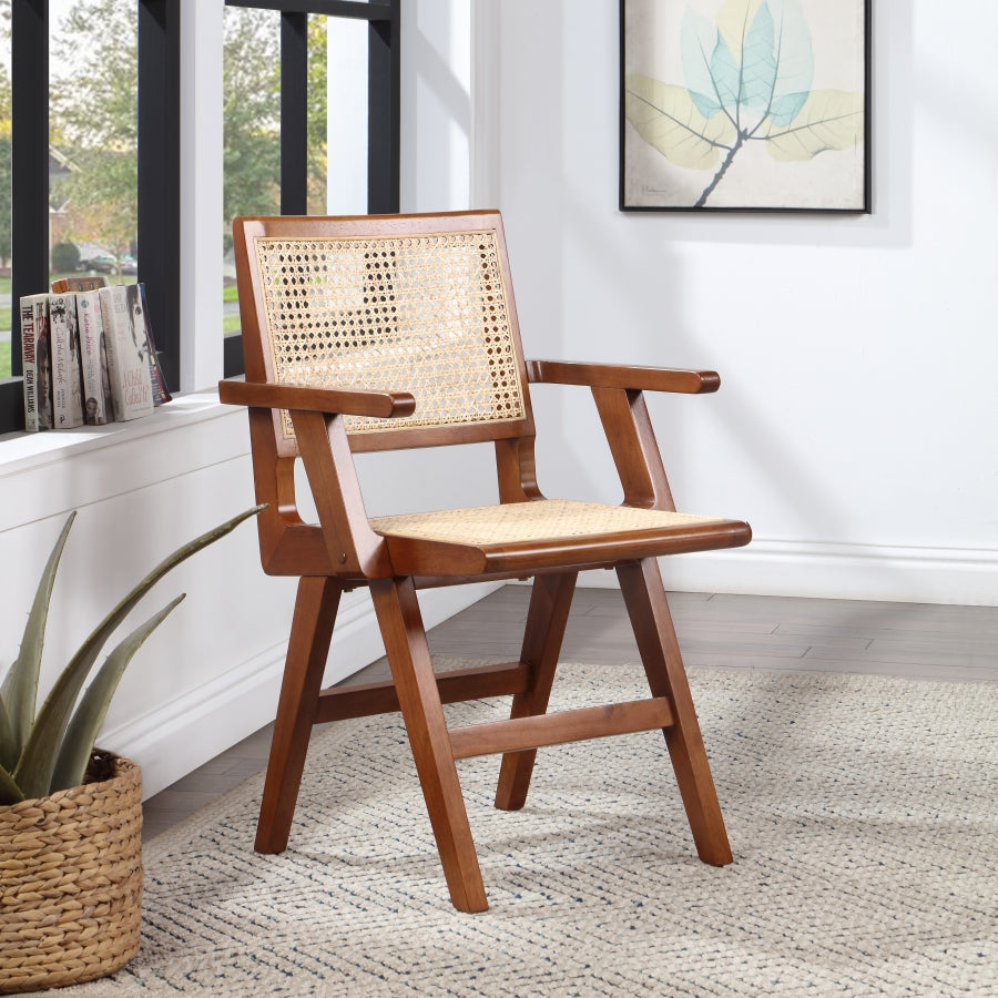 Preston Brown Dining Chair, Set of 2 from Meridian - Luna Furniture