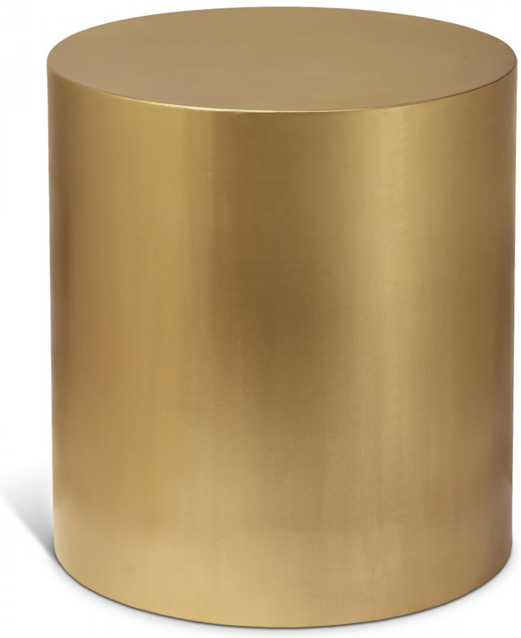 Cylinder Brushed End Table from Meridian - Luna Furniture