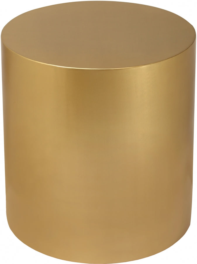 Cylinder Brushed End Table from Meridian - Luna Furniture