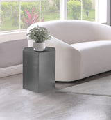 Hexagon Brushed End Table from Meridian - Luna Furniture