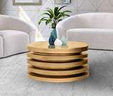 Levels Brushed Coffee Table from Meridian - Luna Furniture