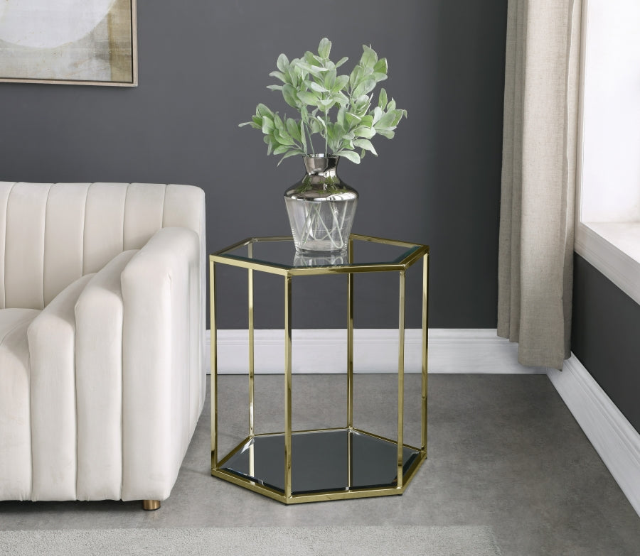 Sei Brushed End Table from Meridian - Luna Furniture