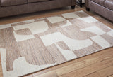 Brynnfield Beige/Brown 5' x 7' Rug from Ashley - Luna Furniture