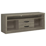 Burke 2-drawer TV Console Grey Driftwood - 701024 - Luna Furniture