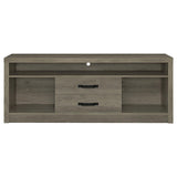 Burke 2-drawer TV Console Grey Driftwood - 701024 - Luna Furniture