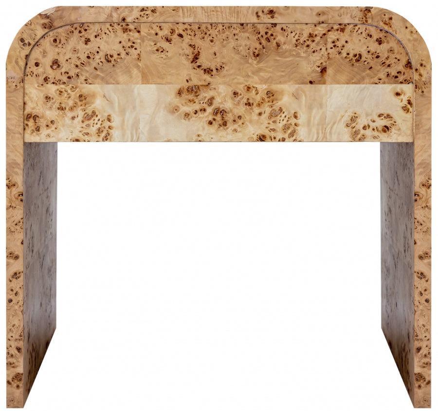 Cresthill Burl Nightstand from Meridian - Luna Furniture