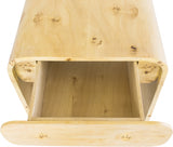 Cresthill Burl Nightstand from Meridian - Luna Furniture