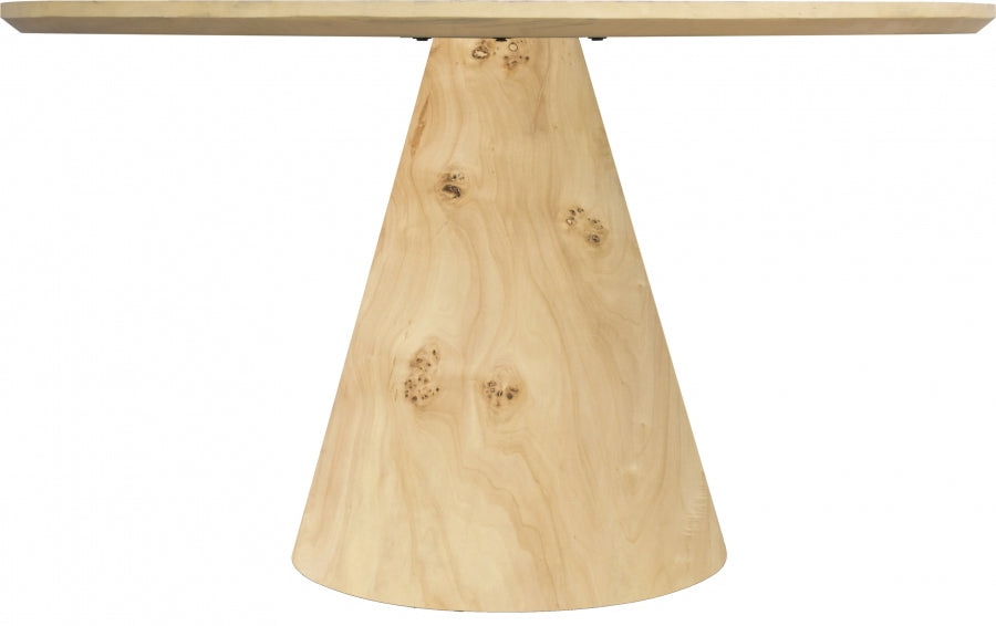 Linette Burl Dining Table from Meridian - Luna Furniture