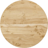 Linette Burl Dining Table from Meridian - Luna Furniture