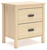 Cabinella Tan Nightstand from Ashley - Luna Furniture