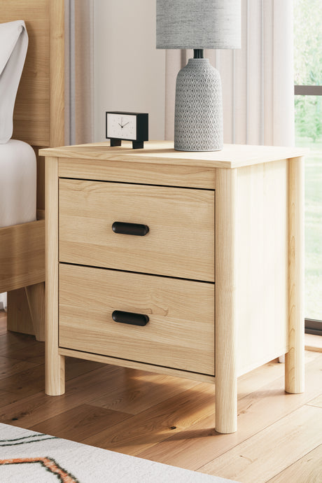 Cabinella Tan Nightstand from Ashley - Luna Furniture