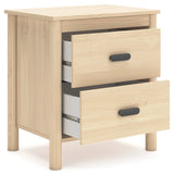 Cabinella Tan Nightstand from Ashley - Luna Furniture