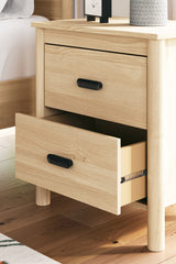 Cabinella Tan Nightstand from Ashley - Luna Furniture