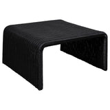 Cahya Woven Rattan Sqaure Coffee Table Black from Coaster - Luna Furniture