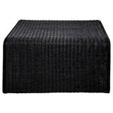 Cahya Woven Rattan Sqaure Coffee Table Black from Coaster - Luna Furniture