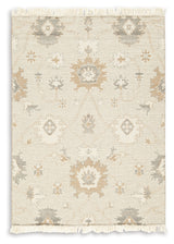 Calkin Linen/Gray/Caramel 5' x 7' Rug - R406392 - Luna Furniture