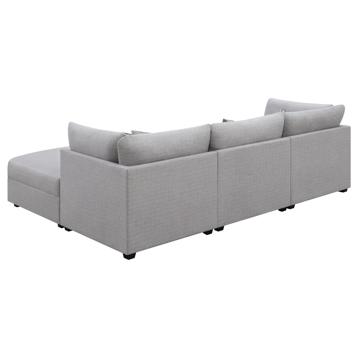 Cambria 4-piece Upholstered Modular Sectional Grey from Coaster - Luna Furniture