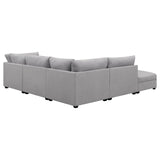 Cambria 5-piece Upholstered Modular Sectional Grey from Coaster - Luna Furniture