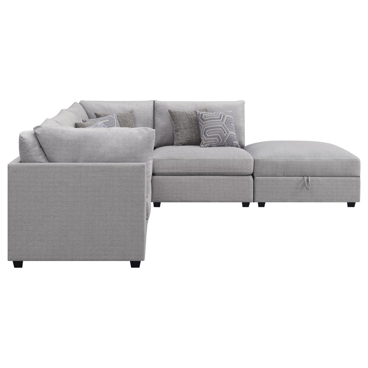 Cambria 5-piece Upholstered Modular Sectional Grey from Coaster - Luna Furniture