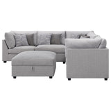 Cambria 6-piece Upholstered Modular Sectional Grey from Coaster - Luna Furniture