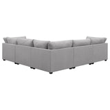 Cambria 6-piece Upholstered Modular Sectional Grey from Coaster - Luna Furniture