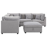 Cambria 6-piece Upholstered Modular Sectional Grey from Coaster - Luna Furniture