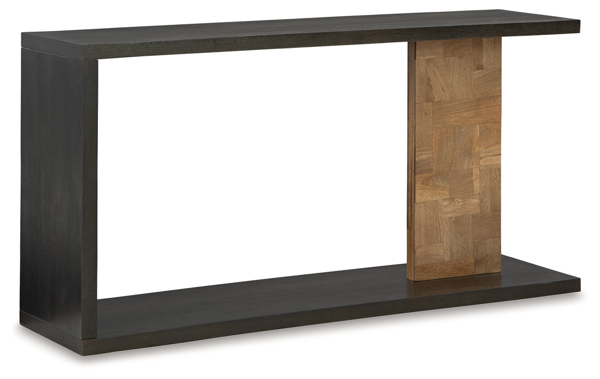 Camlett Brown Console Sofa Table from Ashley - Luna Furniture