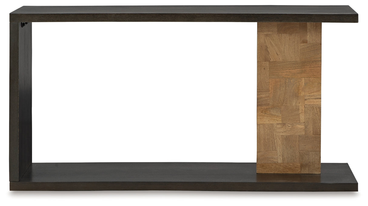 Camlett Brown Console Sofa Table from Ashley - Luna Furniture