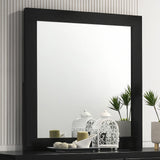 Caraway Dresser Mirror Black from Coaster - Luna Furniture