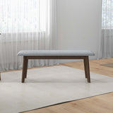 Carlos Fabric Upholstered Solid Wood Bench 36" - AFC00041 - Luna Furniture