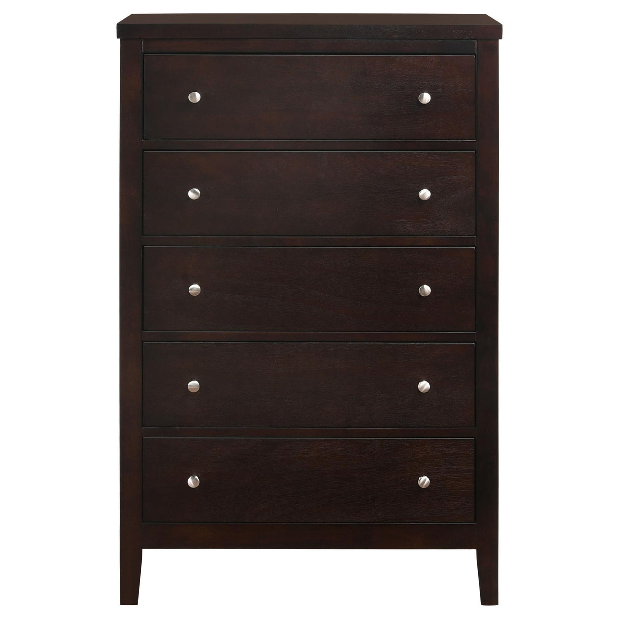 Carlton Cappuccino 5-Drawer Rectangular Chest from Coaster - Luna Furniture