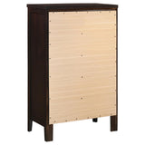 Carlton Cappuccino 5-Drawer Rectangular Chest from Coaster - Luna Furniture