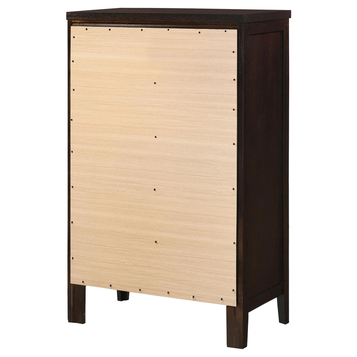 Carlton Cappuccino 5-Drawer Rectangular Chest from Coaster - Luna Furniture