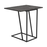 Carly Gray Expandable Chevron Rectangular Accent Table from Coaster - Luna Furniture