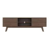 Caroline Mid Century Modern Style Walnut TV Stand up to 72" - AFC00020 - Luna Furniture