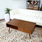 Caroline Walnut Coffee Table - AFC00435 - Luna Furniture